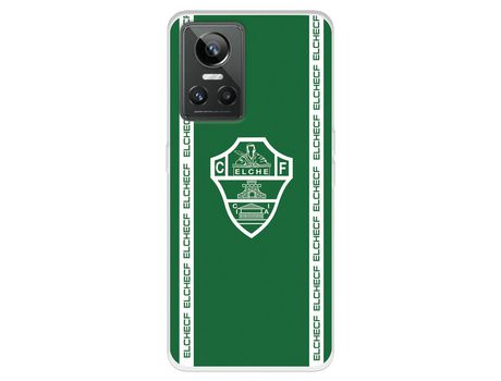 Funda Para Realme Gt Neo 3 Del Elche Cf Escudo Fondo Verde - Licencia Oficial Elche Cf