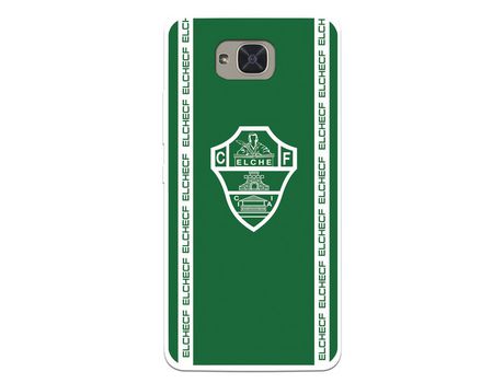 Funda Para Bq Aquaris U2 Del Elche Cf Escudo Fondo Verde Escudo Fondo Verde - Licencia Oficial Elche Cf