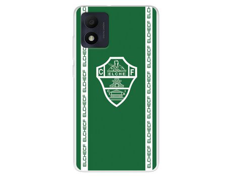 Funda Para Alcatel 1B 2022 Del Elche Cf Escudo Fondo Verde - Licencia Oficial Elche Cf