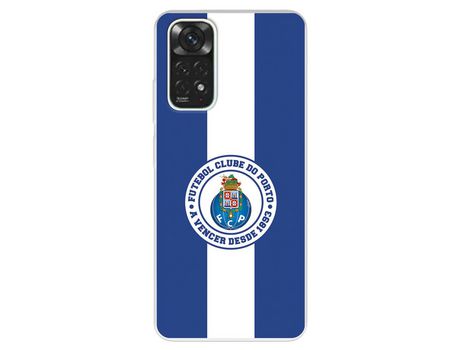 Funda Para Xiaomi Redmi Note 11 Pro 5G Del Fútbol Club Oporto Escudo Rayas Azul Y Blanco - Licencia Oficial Fútbol Club Oporto
