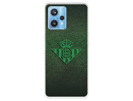 Funda Para Realme 9 Pro+ Del Real Betis Balompié Escudo Verde Fondo Trama - Licencia Oficial Real Betis Balompié