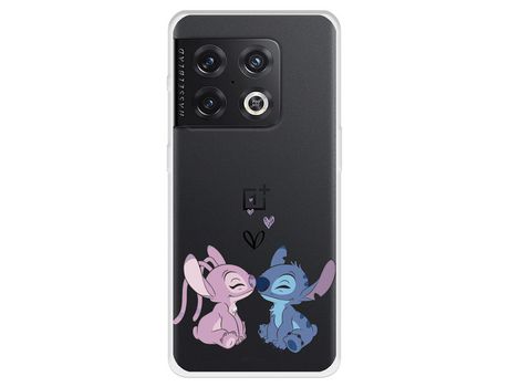 Funda Para Oneplus 10 Pro Oficial De Disney Angel & Stitch Beso - Lilo & Stitch