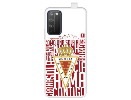 Funda Para Huawei Honor X10 5G Del Real Murcia Escudo Fondo Blanco - Licencia Oficial Real Murcia