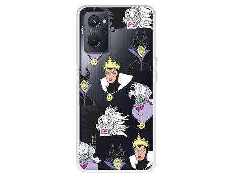 Funda Para Oppo A76 Oficial De Disney Villanas Patrón - Villanas Disney