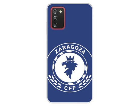 Funda Para Samsung Galaxy A03S Del Zaragoza Cf Femenino Escudo Grande Fondo Azul - Licencia Oficial Zaragoza Cf Femenino
