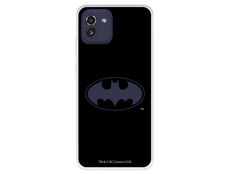 Funda Para Samsung Galaxy A03 Oficial De Dc Comics Batman Logo Transparente - Dc Comics