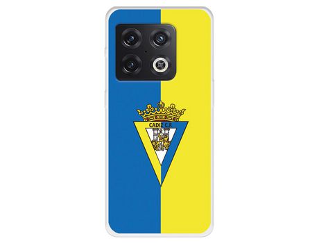 Funda Para Oneplus 10 Pro Del Cádiz Cf Escudo Fondo Bicolor - Licencia Oficial Cádiz Cf