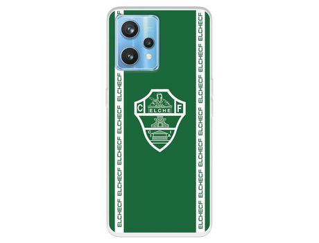 Funda Para Realme 9 Pro+ Del Elche Cf Escudo Fondo Verde - Licencia Oficial Elche Cf