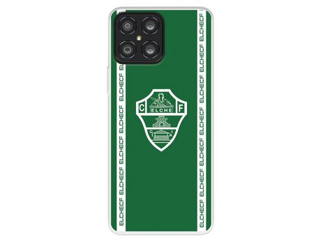 Funda Para Huawei Honor X8 Del Elche Cf Escudo Fondo Verde - Licencia Oficial Elche Cf