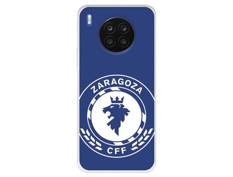 Funda Para Huawei Honor 50 Lite Del Zaragoza Cf Femenino Escudo Grande Fondo Azul - Licencia Oficial Zaragoza Cf Femenino