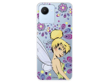 Funda Para Realme C30 Oficial De Disney Campanilla Flores - Peter Pan