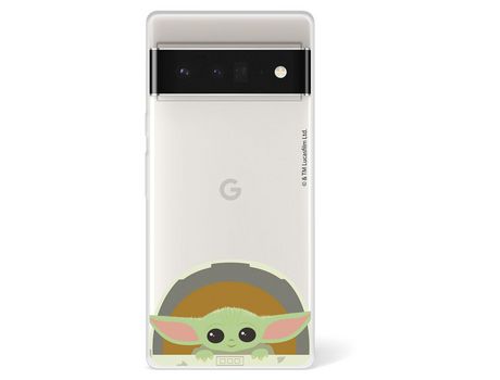Funda Para Google Pixel 6 Pro Oficial De Star Wars Baby Yoda Sonrisas - The Mandalorian