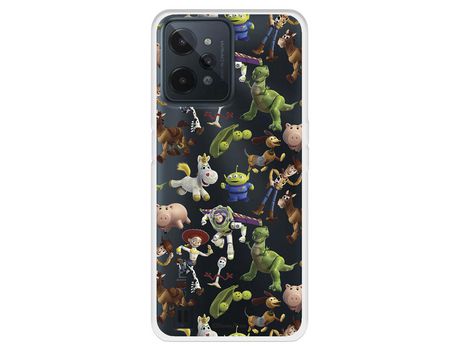 Funda Para Realme C31 Oficial De Disney Muñecos Toy Story Siluetas - Toy Story