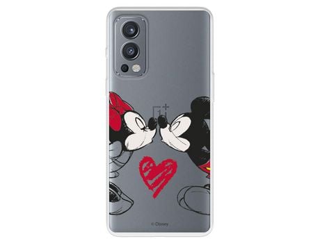 Funda Para Oneplus Nord Ce 2 Oficial De Disney Mickey Y Minnie Beso - Clásicos Disney
