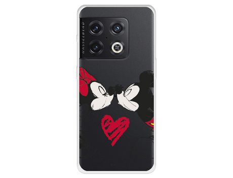 Funda Para Oneplus 10 Pro Oficial De Disney Mickey Y Minnie Beso - Clásicos Disney