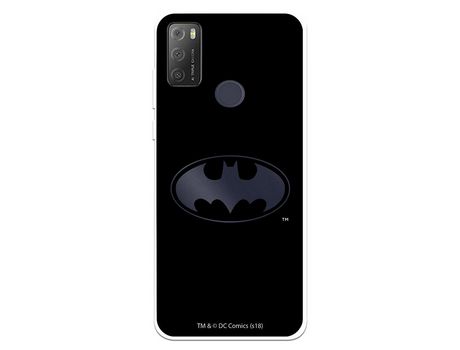 Funda Para Alcatel 1S 2021 Oficial De Dc Comics Batman Logo Transparente - Dc Comics