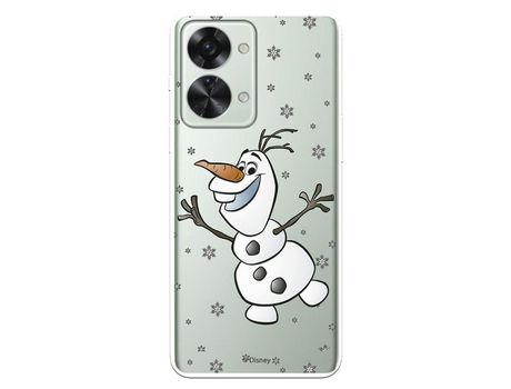 Funda Para Oneplus Nord 2T 5G Oficial De Disney Olaf Transparente - Frozen