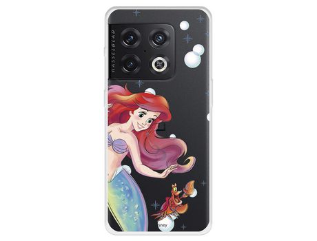 Funda Para Oneplus 10 Pro Oficial De Disney Ariel Y Sebastián Burbujas - La Sirenita