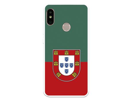 Funda Para Xiaomi Mi A2 Lite Del Federación Portuguesa De Fútbol Bicolor - Licencia Oficial Federación Portuguesa De Fútbol