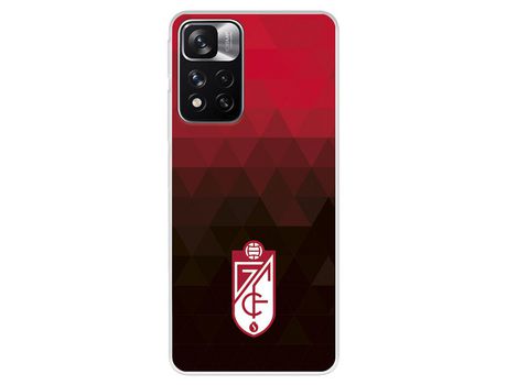 Funda Para Xiaomi Redmi Note 11 Del Granada Cf Escudo - Fondo Rojo Y Negro - Licencia Oficial Granada Cf
