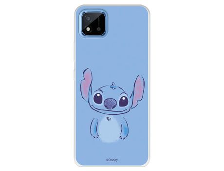 Funda Para Realme 8I Oficial De Disney Stitch Azul - Lilo & Stitch