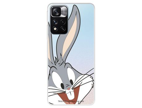 Funda Para Xiaomi Redmi Note 11 Oficial De Warner Bros Bugs Bunny Silueta Transparente - Looney Tunes