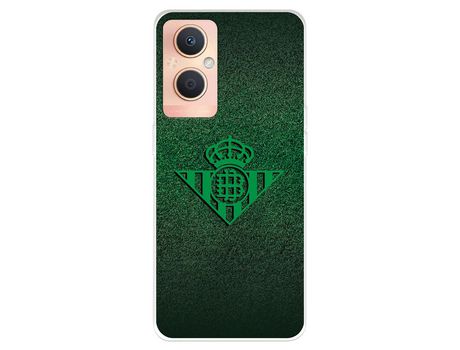 Funda Para Oppo A96 5G Del Real Betis Balompié Escudo Verde Fondo Trama - Licencia Oficial Real Betis Balompié
