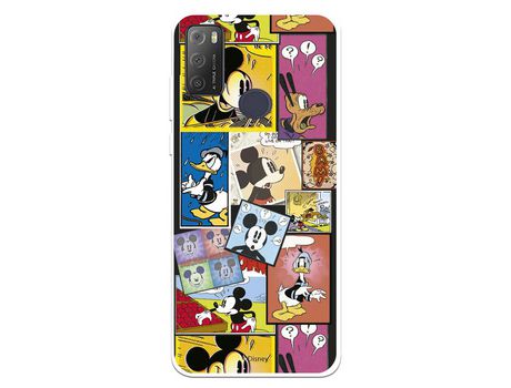 Funda Para Alcatel 1S 2021 Oficial De Disney Mickey Comic - Clásicos Disney
