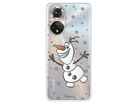 Funda Para Huawei Honor 50 5G Oficial De Disney Olaf Transparente - Frozen