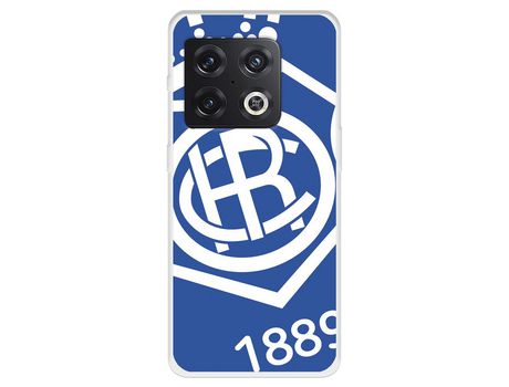 Funda Para Oneplus 10 Pro Del Real Club Recreativo De Huelva Escudo Fondo Azul - Licencia Oficial Real Club Recreativo De Huelva