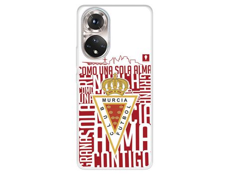Funda Para Huawei Honor 50 5G Del Real Murcia Escudo Fondo Blanco - Licencia Oficial Real Murcia