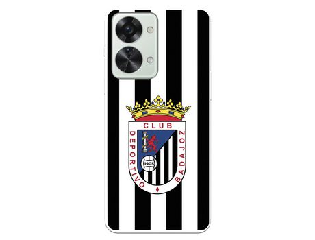 Funda Para Oneplus Nord 2T 5G Del Club Deportivo Badajoz Escudo Blanquinegro - Licencia Oficial Club Deportivo Badajoz