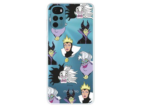 Funda Para Motorola Moto G22 Oficial De Disney Villanas Patrón - Villanas Disney