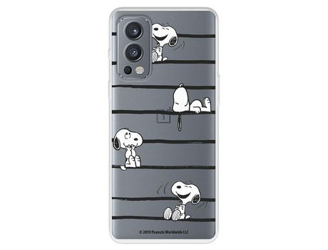 Funda Para Oneplus Nord Ce 2 Oficial De Peanuts Snoopy Rayas - Snoopy