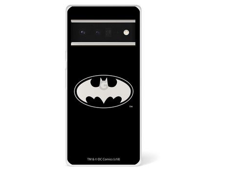 Funda Para Google Pixel 6 Pro Oficial De Dc Comics Batman Logo Transparente - Dc Comics