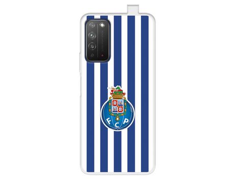 Funda Para Huawei Honor X10 5G Del Fútbol Club Oporto Escudo Rayas - Licencia Oficial Fútbol Club Oporto