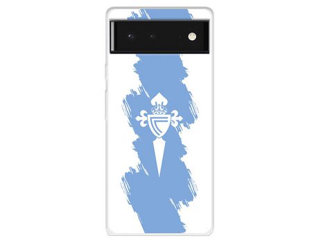 Funda Para Google Pixel 6 Del Celta Escudo Trazo Azul - Licencia Oficial Rc Celta