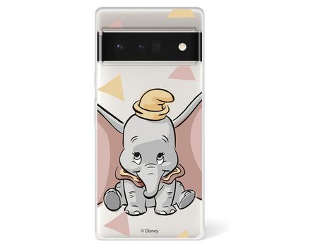 Funda Para Google Pixel 6 Pro Oficial De Disney Dumbo Silueta Transparente - Dumbo