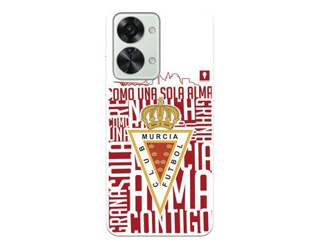 Funda Para Oneplus Nord 2T 5G Del Real Murcia Escudo Fondo Blanco - Licencia Oficial Real Murcia
