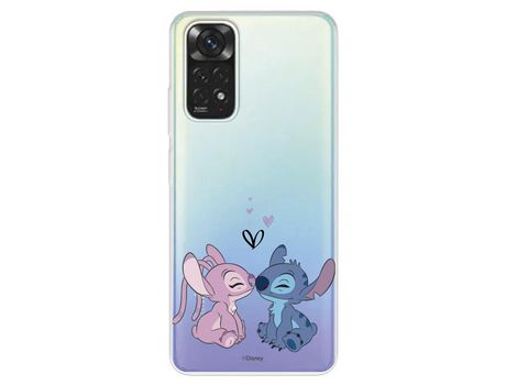 Funda Para Xiaomi Redmi Note 11 Pro 5G Oficial De Disney Angel & Stitch Beso - Lilo & Stitch