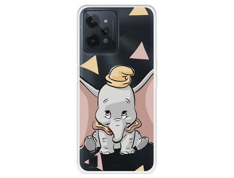Funda Para Realme C31 Oficial De Disney Dumbo Silueta Transparente - Dumbo