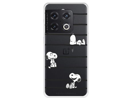 Funda Para Oneplus 10 Pro Oficial De Peanuts Snoopy Rayas - Snoopy