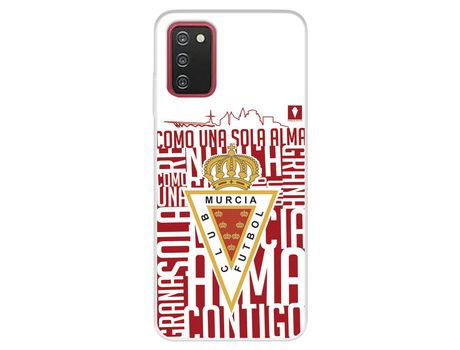 Funda Para Samsung Galaxy A03S Del Real Murcia Escudo Fondo Blanco - Licencia Oficial Real Murcia