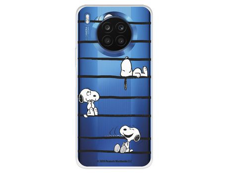 Funda Para Huawei Honor 50 Lite Oficial De Peanuts Snoopy Rayas - Snoopy