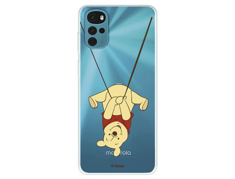 Funda Para Motorola Moto G22 Oficial De Disney Winnie Columpio - Winnie The Pooh