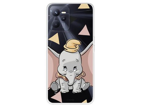 Funda Para Realme C35 Oficial De Disney Dumbo Silueta Transparente - Dumbo
