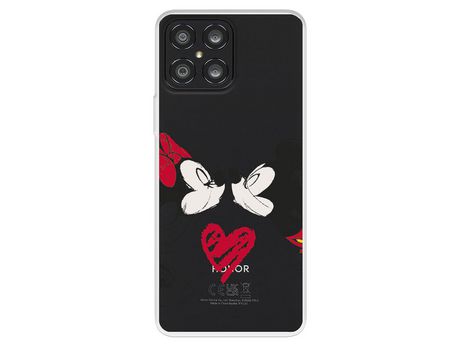 Funda Para Huawei Honor X8 Oficial De Disney Mickey Y Minnie Beso - Clásicos Disney