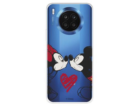 Funda Para Huawei Honor 50 Lite Oficial De Disney Mickey Y Minnie Beso - Clásicos Disney