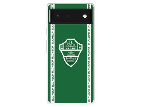 Funda Para Google Pixel 6 Del Elche Cf Escudo Fondo Verde Escudo Fondo Verde - Licencia Oficial Elche Cf