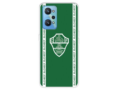 Funda Para Realme Gt Neo 2 Del Elche Cf Escudo Fondo Verde - Licencia Oficial Elche Cf
